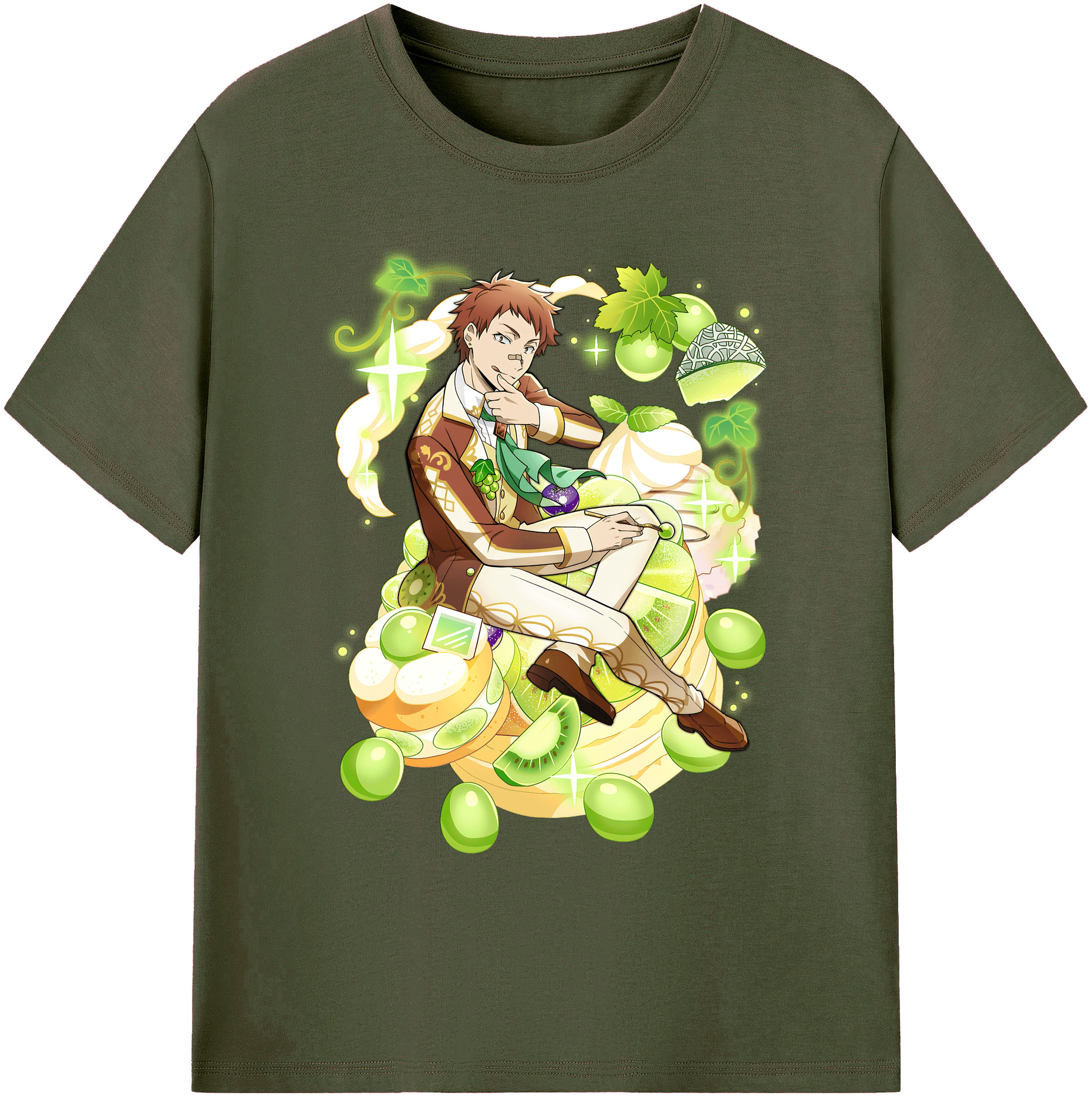 （画像用） 文豪ストレイドッグス Bungo Stray Dogs 綿100％ メンズ半袖Tシャツ｜肌触りやわらか＆通気性